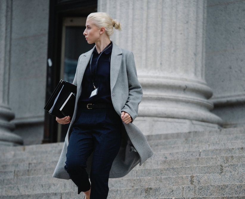 woman walking